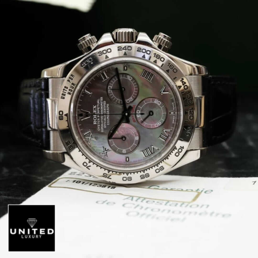 Rolex Daytona 116519 Mother of Pearl Dial Romen Numerial Replica