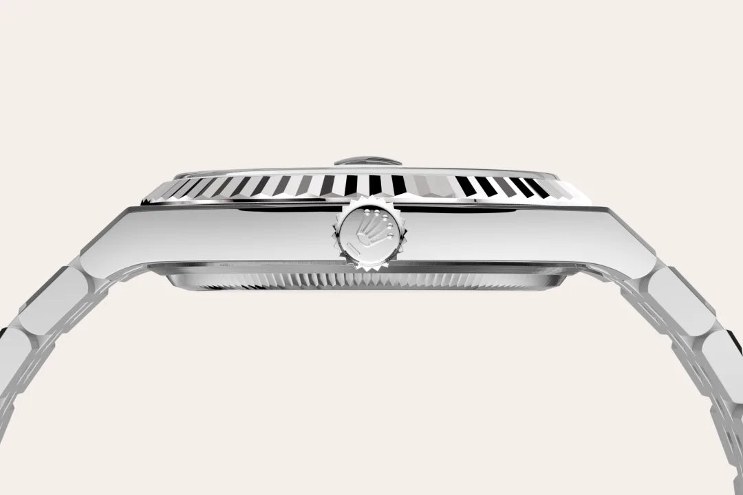 Rolex Land-Dweller in White Rolesor - combination of Oystersteel and white gold, M127334-0001 - Pisa 1940