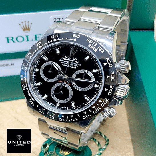 Rolex Daytona 116500ln-0002 Stainless Steel Black Dial Oyster Replica