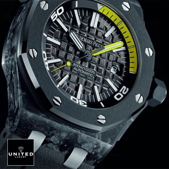 Audemars Piguet Automat?c 15706AU Black Replica black background