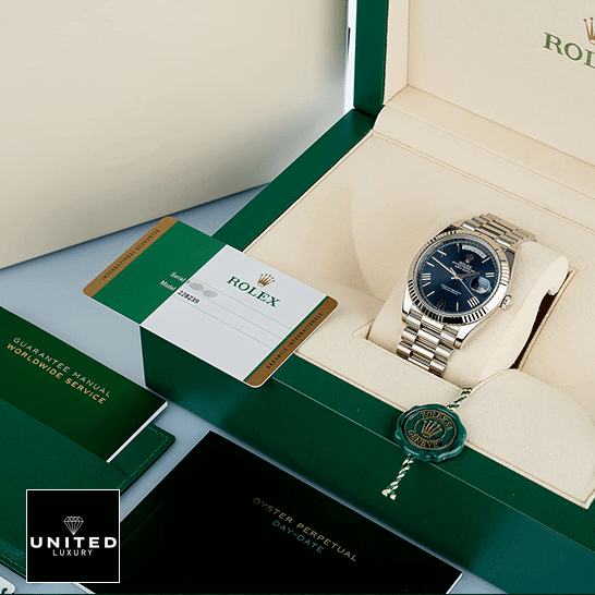 Rolex Day-Date 40 228239 Replica ?n the Rolex Box & Guarantee Card