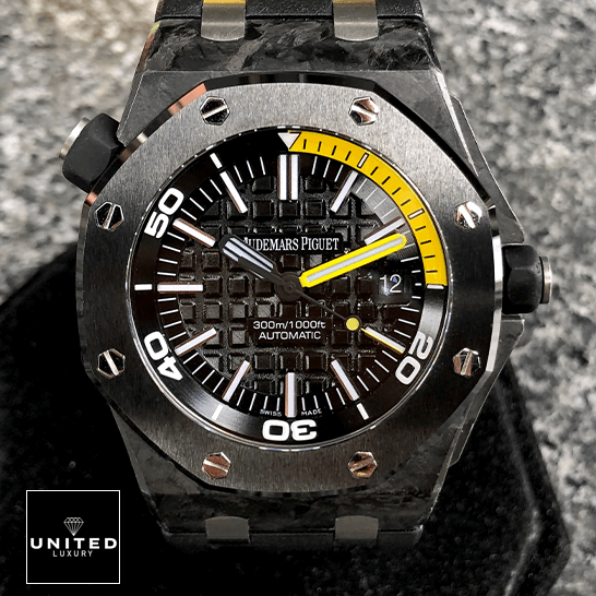 Audemars Piguet Royal Oak Automat?c Black Dial Repica close view