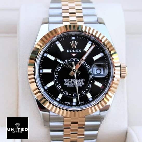 Rolex Sky-Dweller Jubilee Black Dial Replica