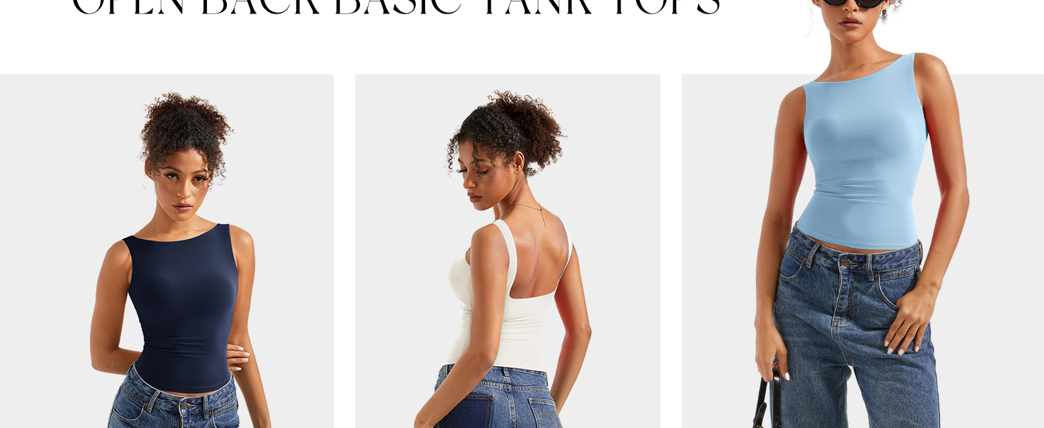 backless tops for women