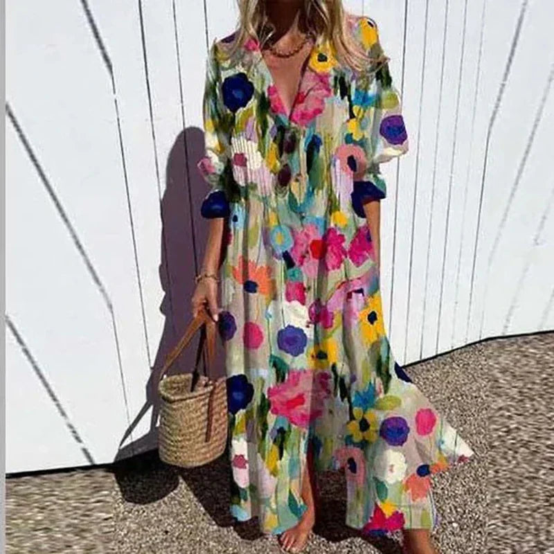 Jessy Luxe Boho Maxi Dress