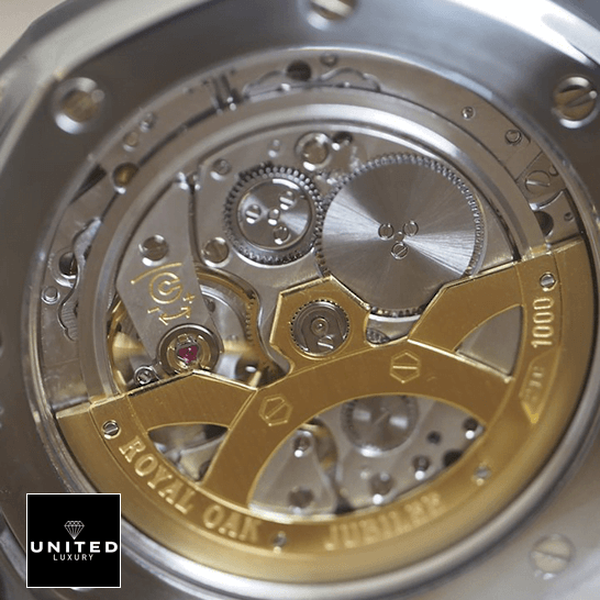 Audemars Piguet Royal Oak Jubilee Steel Mechanism Replica front back view