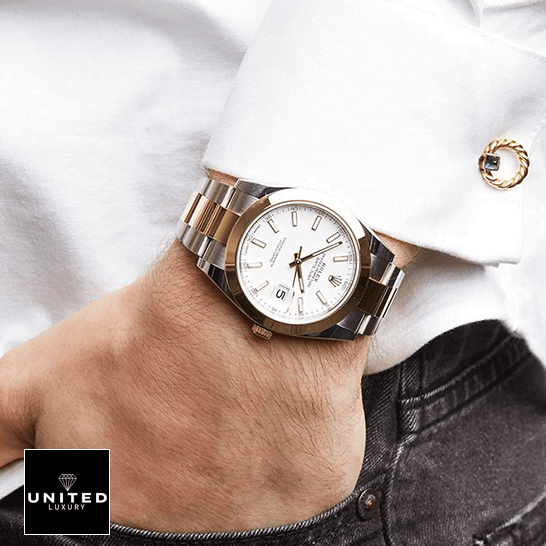 Rolex 126303-0015 Datejust Replica on the man