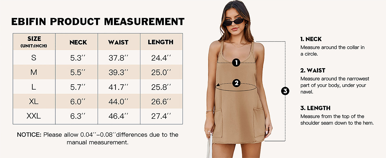 Women Summer Casual Athletic Romper Dress V Neck Exercise Tennis Outfits