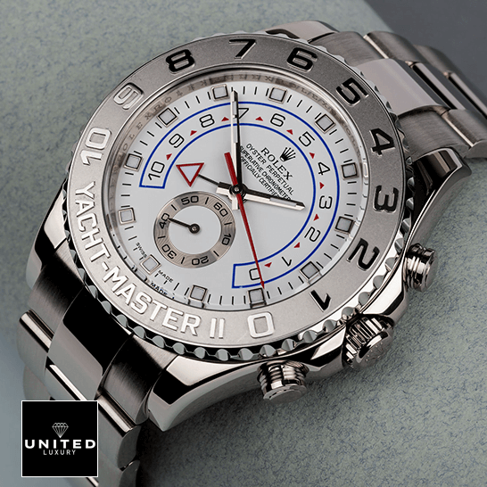 Rolex Yacth Master White Dial 116689 Replica on the stone