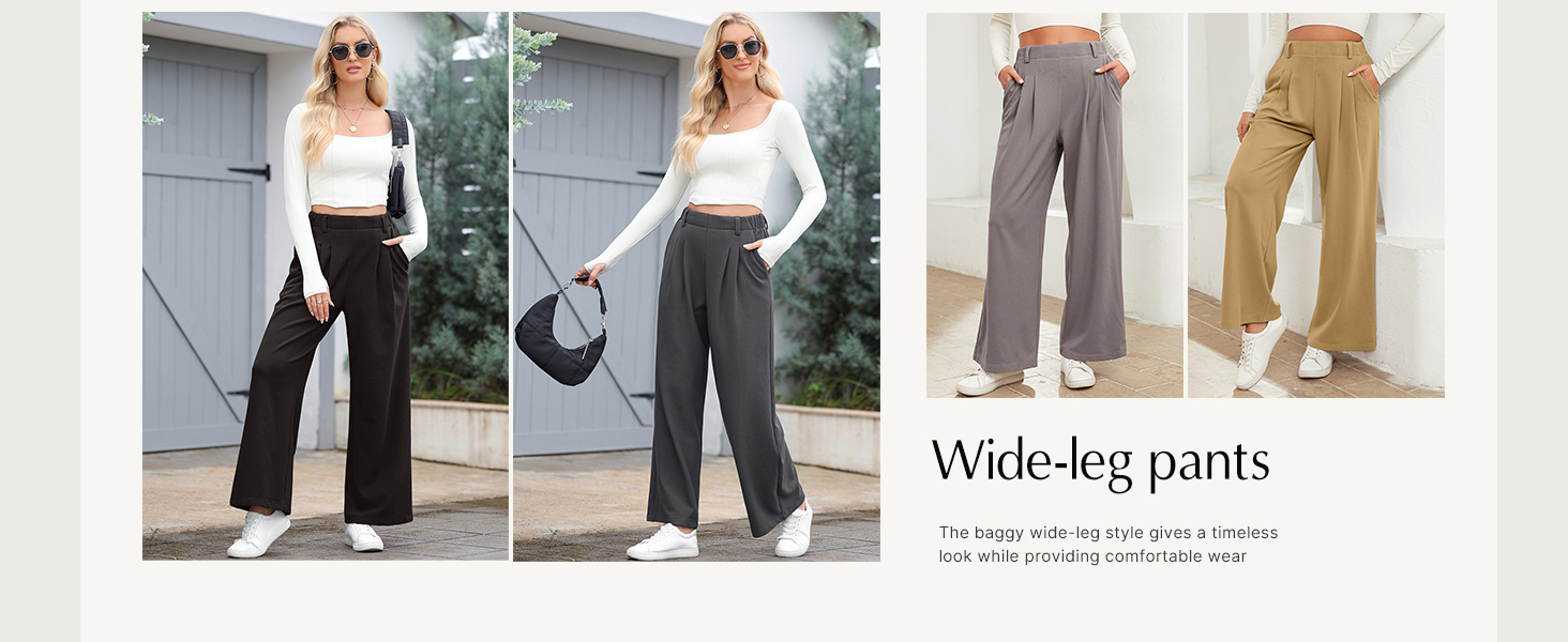 Wide Leg Pants for Women